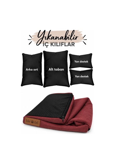 Kedi Ve Köpek Koltuğu Tamamen Fermuarlı Çıkarılabilir İç Minder Boncuk Elyaf Kaydırmaz Taban Kedi Ve Köpek Yatağı Bordo 1716708675 Kedi Ve Köpek Koltuğu Tamamen Fermuarlı Çıkarılabilir İç Minder Boncuk Elyaf Kaydırmaz Taban Kedi Ve Köpek Yatağı Bordo 1716708675
