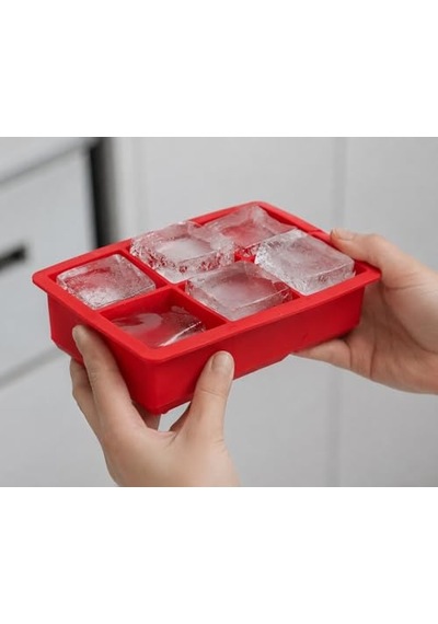 24323 Ice Cube Kare Dondurmalık Servis Tabağı Kristal 9 Cm El Imalatı Çok Renkli