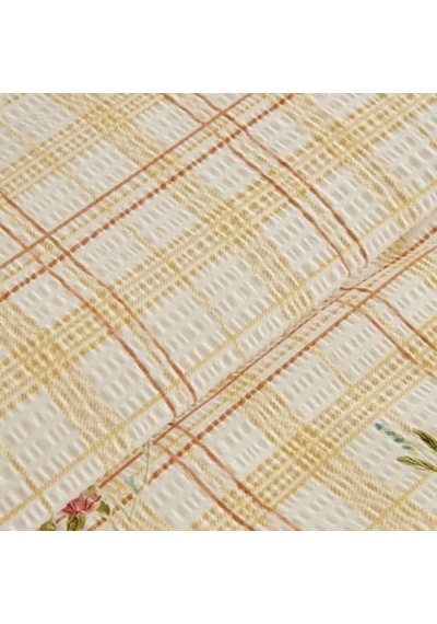 Minella%100 Pamuk, Soft Touch Çift Kişilik Nevresim Takımı, Sarı Genel