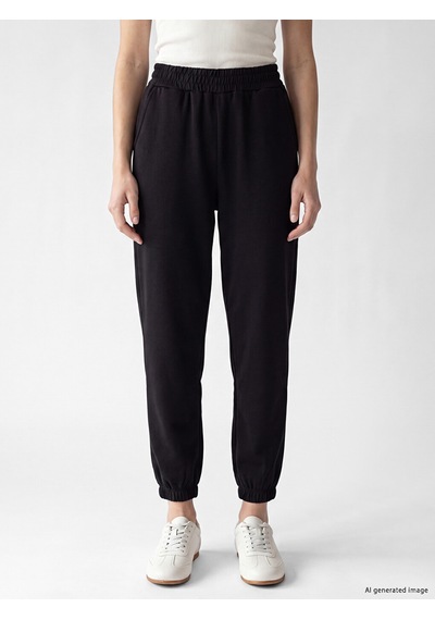Lcw Modest Siyah Soft Touch Kadın Jogger Eşofman Altı