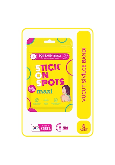 S.o.s Maxi 6 Lı Vücut&yüz Sivilce/akne Bandı - Pimple Patch - Hidrokolloid Bant