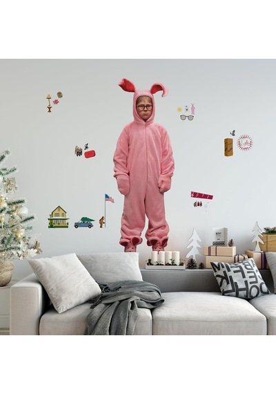 A Christmas Story Ralphie Bunny Suit Dev Duvar Çıkartmaları Diğer