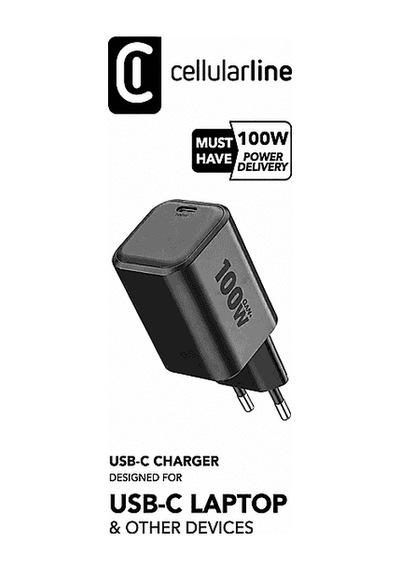 Cellularlıne 100w Laptop Şarj Adaptörü Siyah