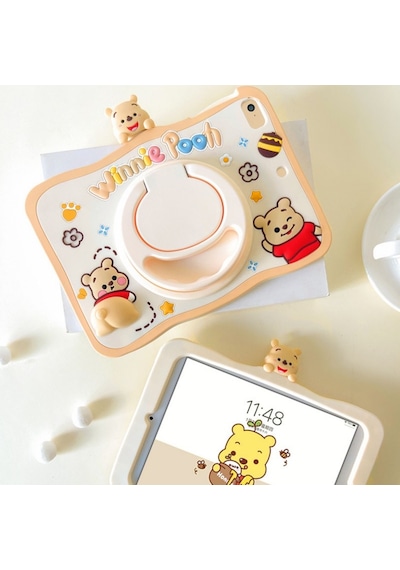 Samsung Galaxy Uyumlu Tab A9 Plus X210 X213 X215 X217 Kılıf Cute Dolls Standlı Eğlenceli 3d Karekterli Çocuk Kılıfı Kılıf