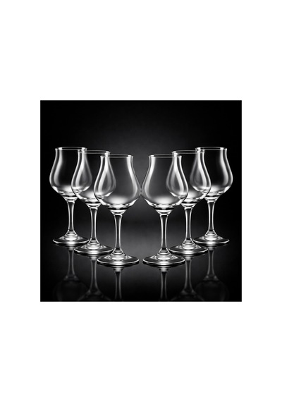 6 Lı Wavy Kadeh Seti,büyük Boy, 475 Cc,şarap,aperol Spritz Bardağı,premium Sunum Bardağı Seti Şeffaf