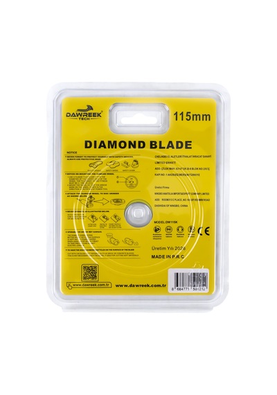 Dawreek Dt010cd 115mm Premium Segmentli Turbo Elmas Testere Granit-mermer-taş