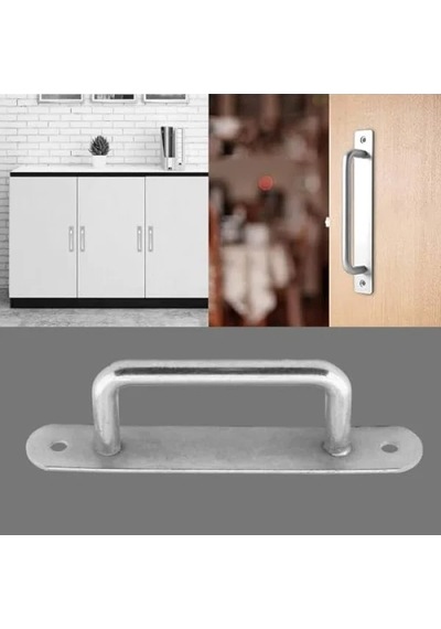 Krom Metal Çekme Kolu 18,5 Cm Kapı Tutamağı