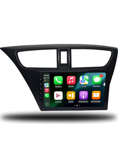 Caros Honda Civic Hb Euro 2013-2017 Uyumlu Android Multimedya 6gb Ram 128gb Hafıza 9"
