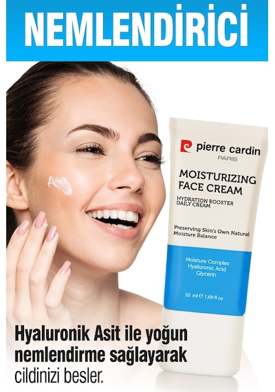 Pierre Cardin Nemlendirici ve Canlandırıcı Günlük Cilt Bakım Kremi 50 ML