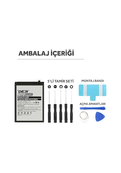 Samsung Galaxy Uyumlu A02S/A03/A03S Batarya Mucize Batarya Deji