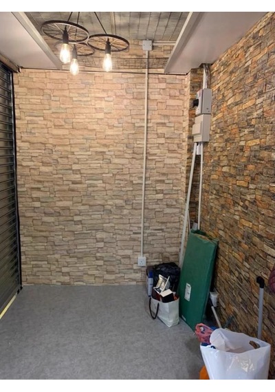 Nw46 Kahve Köpüğü Taş Kendinden Yapışkanlı Dekoratif Duvar Paneli (535049653)