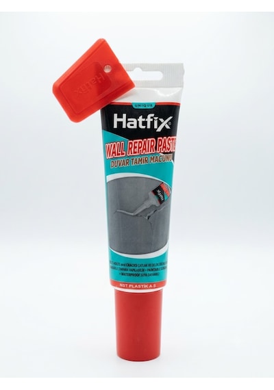 Hatfix Duvar Tamir Macunu Suya Dayanıklı Çatlak Ve Delik Kapatıcı Spatula Hediyeli 1 Adet