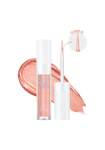 Clio Moon Glass Liquid Glitter Sweet Cloud 05 Chilling Rose