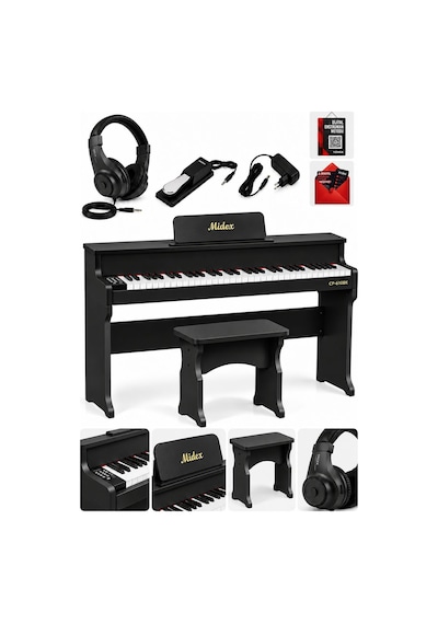 Cp610bk Çocuk Piyanosu 8-14yaş 61tuş Bluetoothlu Tuş Hassasiyetli
