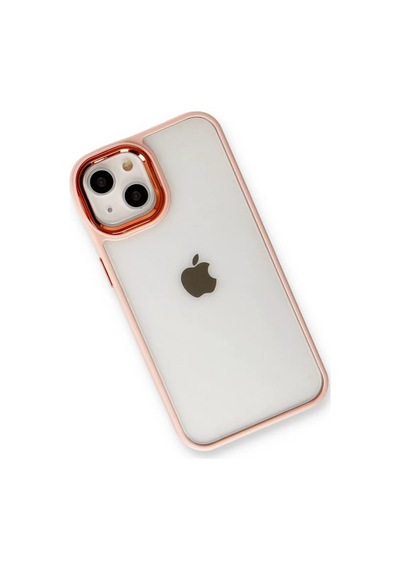 Newface Apple iPhone Uyumlu  14 Plus Kılıf Dora Kapak - Pudra
