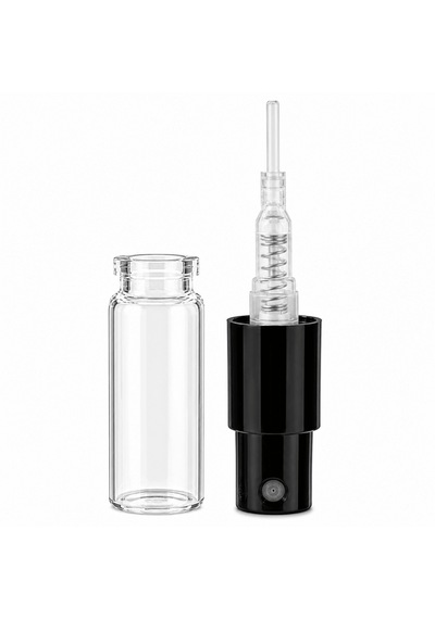 50 Adet Boş Cam Medikal Numune Parfüm Şişe, 2 Ml, Geçmeli Ağız, Şeffaf