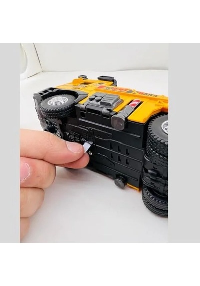 Sesli Ve Işıklı Oyuncak İş Makinesi - Vinç Ve Kepçe 30 Cm