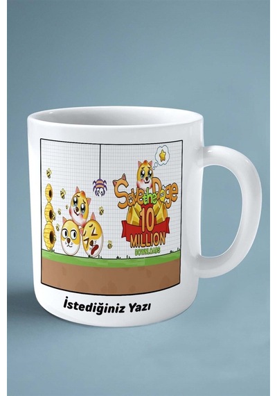 Save The Doge Mobil Oyun Baskılı Kupa Bardak Çift Taraflı Baskı Kişiye Özel Model 3 Çok Renkli