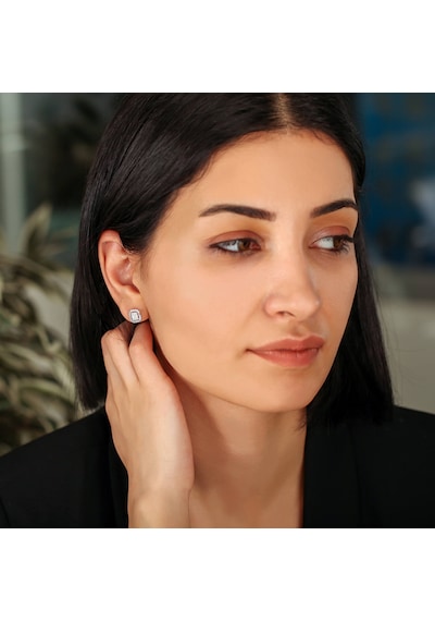 Altınbaş Pırlanta Baget Küpe N11.54