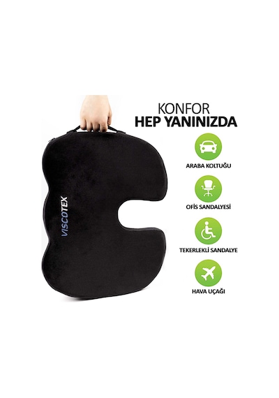 Oturma Minderi Kaydırmaz Tabanlı Çift Kılıflı Koruma Sağlayan Ofi