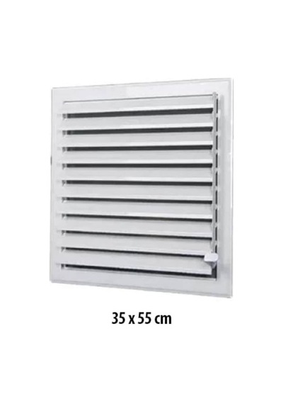 Beyaz Plastik Menfez (Panjur) 35X55