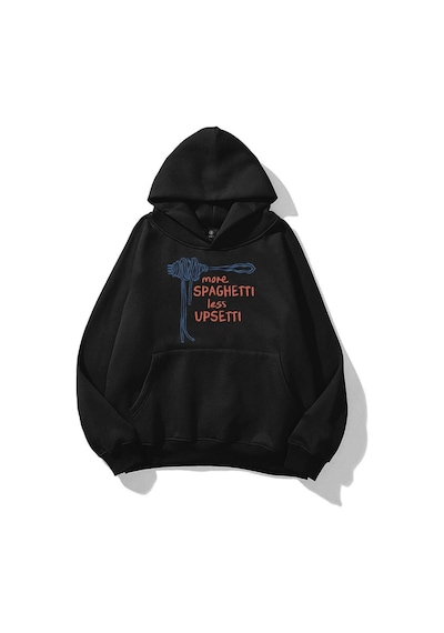 Tarzsokak Kadın More Spaghetti Sweatshirt Siyah