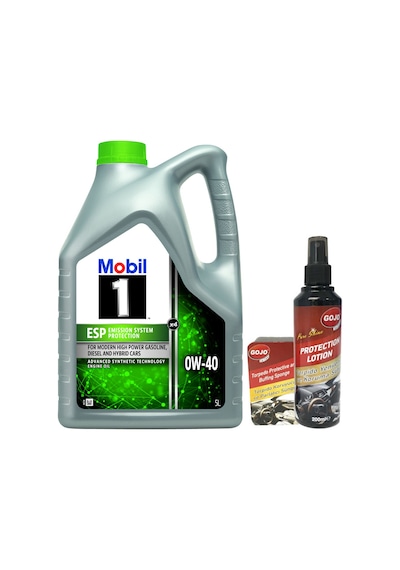 Mobil 1 Esp X4 0W-40 Motor Yağı 5 L + Gojo Araç Bakım Seti