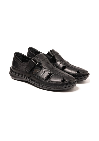 Sneaker Erkek Og-146 John May 101 Siyah Dolaplı Deri