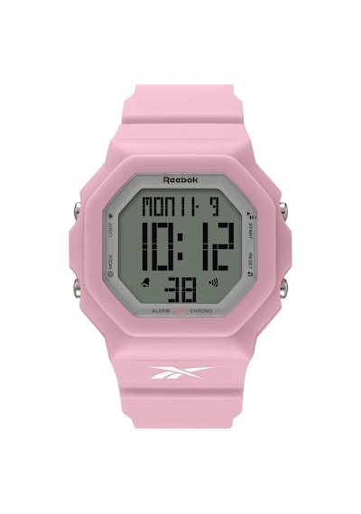 Reebok Rv-tru-u9-pqpq-ww Dijital Pembe Silikon Kordon Kadın Kol Saati