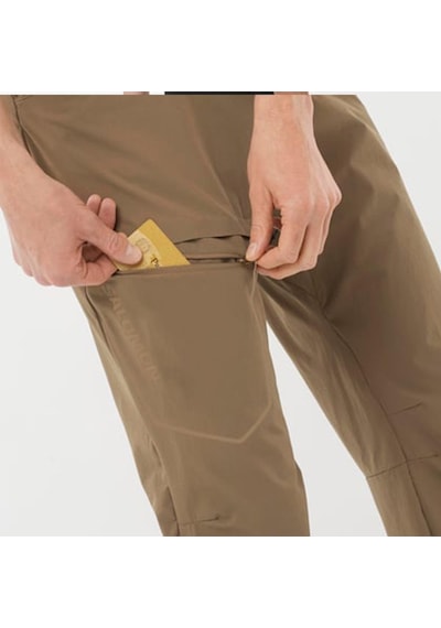 Salomon C23210 Wayfarer Warm Pants Erkek Outdoor Pantolonu - Vizon