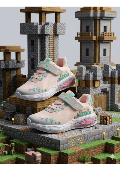 Mcdark Çocuk Spor Sararmaz Eva Taban Craft Sneaker-pudra