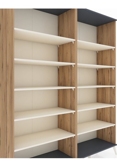 Hyperion Gardrop 10 Raflı 176x44x221 Çam-antrasit/aytaşı Antrasit/aytaşı Hyperion Gardrop 10 Raflı 176x44x221 Çam-antrasit/aytaşı Antrasit/aytaşı
