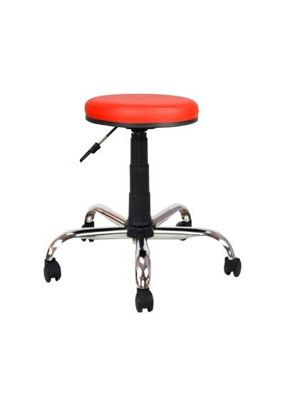 Bürocci Metal Ayaklı Tabure-Kırmızı-2999D0116