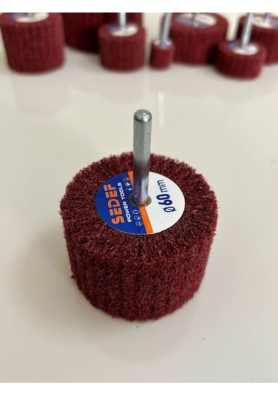 50x20 Saplı Elyaf Mop Zımpara-10'lu Paket-1/4'' Sap