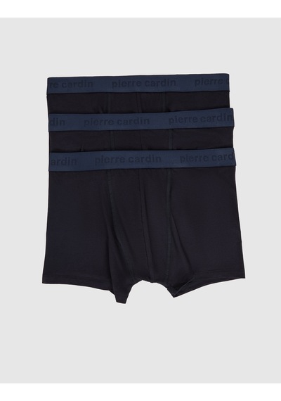 Pierre Cardin Lacivert Modal Karışımlı 3'lü İç Giyim Boxer Set 50332480-200