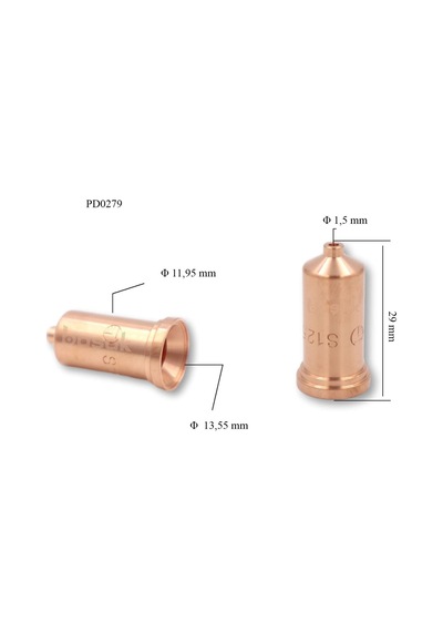 Trafimet S 125 1,5mm Uzun Plazma Kesim Memesi Pd0279-15