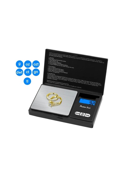 Professional Hassas Terazi 500 Gram Kapasiteli 0.1 Hassasiyetli Dijital Kapaklı Tartı 5570