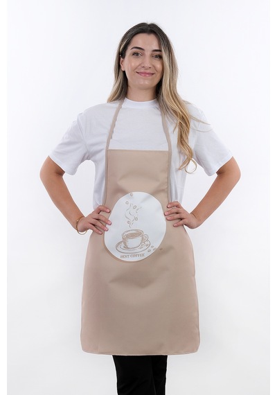 Beautiful Set Sıvı Geçirmez Su Geçirmez Mutfak Önlüğü 1 Eldiven 1 Tutacak Best Coffee