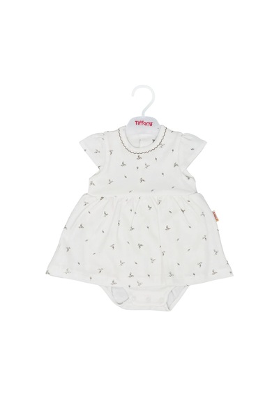 Olive Branch Theme Elbise Body 46086 Ekru