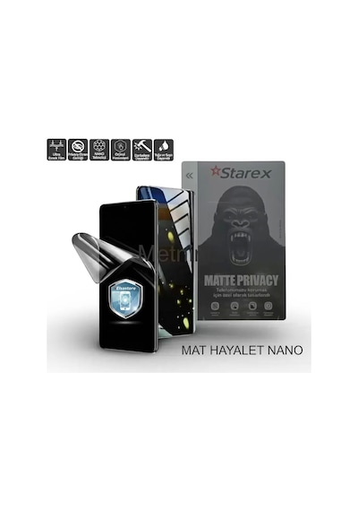 Oneplus Ace 6t  Nano Ekran Koruyucu Ultra İnce Mat Hayalet - Starex