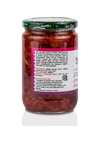 Sauerkraut Ekşi Lahana Turşusu No5 Pancarlı 660cc.