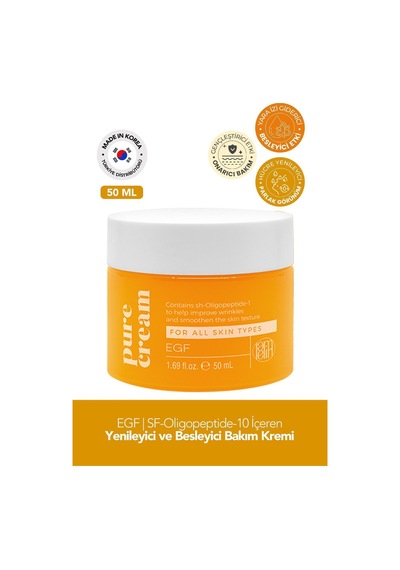 Lamelin Yenileyici ve Besleyici EGF Yüz Bakım Kremi Lamelin EGF Pure Cream 50 ML