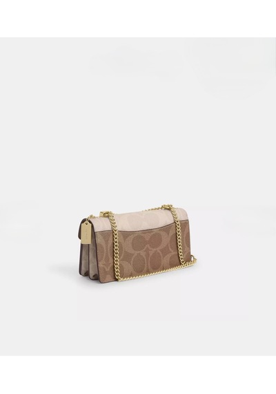 Coach Klare Envelope Crossbody Kadın Çanta Logolu Krem