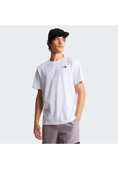 The North Face M Evolution Simple Dome Regular Short Sl Erkek T-shirt-32596 Beyaz