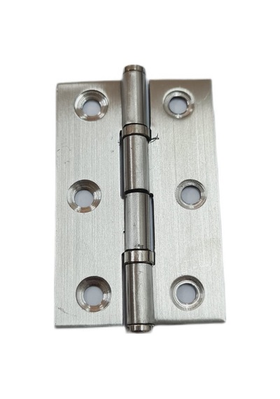 Paslanmaz Çelik 6 Cm Dar Yaprak Menteşe 60x40x1,2 Mm Dayanıklı Mini Menteşe 2 Li Set