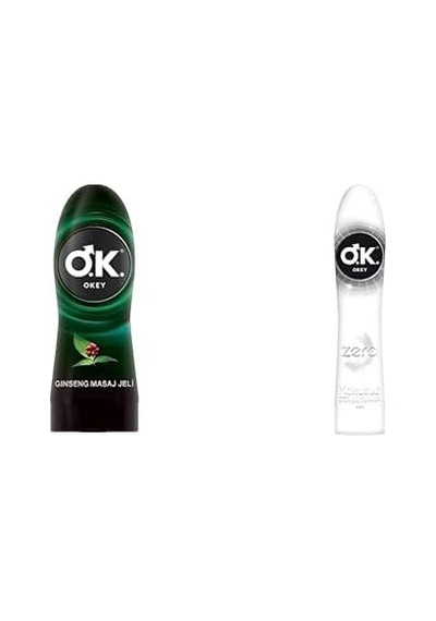Ginseng Kayganlaştırıcı Ve Masaj Jeli 1 X 200 Ml + Zero Kokusuz Kayganlaştırıcı Jel 1 X 100 Ml