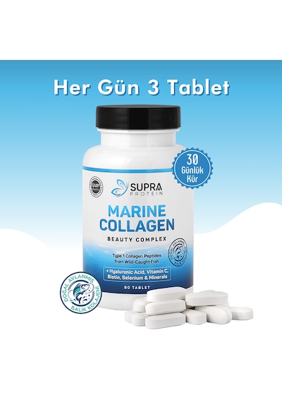 Supra Protein Marine Kollajen 90 Tablet