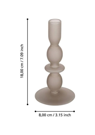 Tr 422265 Molume Şamdan- Mumluk 18cm Yüksekliğinde 8cm Çapında Genel