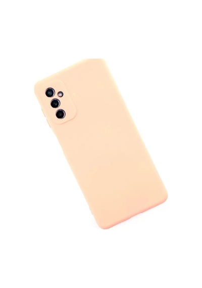 Newface Samsung Galaxy M52 5g Kılıf Nano İçi Kadife Silikon - Pudra