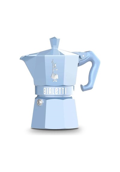 Bialetti Moka Pot Exclusive 6 Cup Açık Mavi